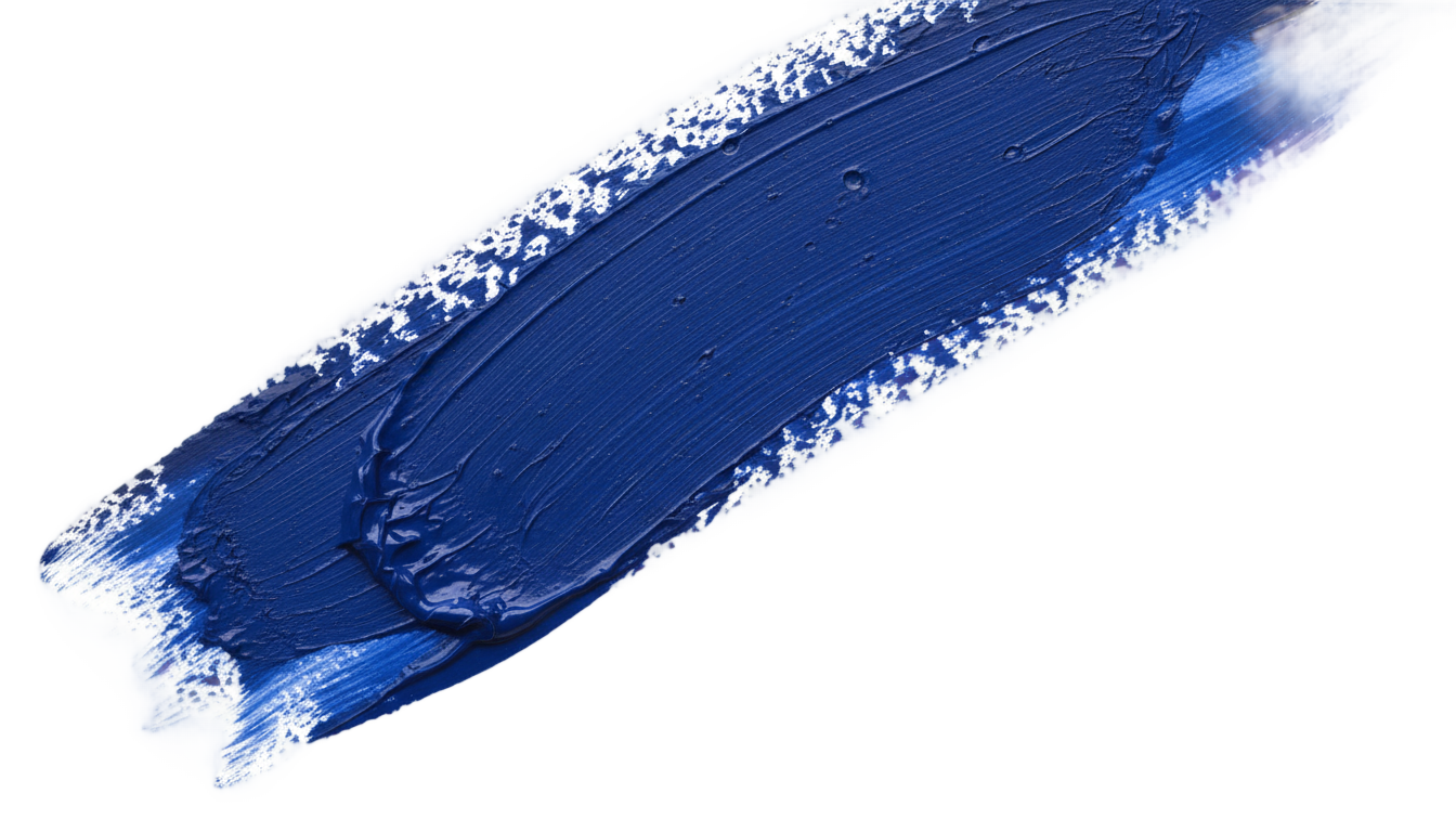 blue paint brush stroke png PNG transparent background