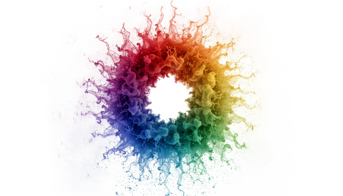 color ink splash png PNG transparent background