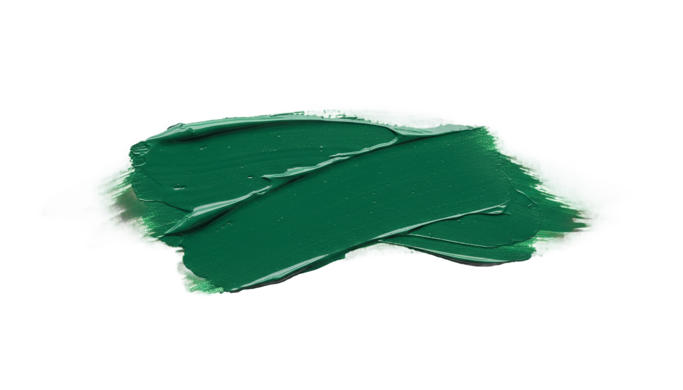 green paint brush stroke png PNG transparent background