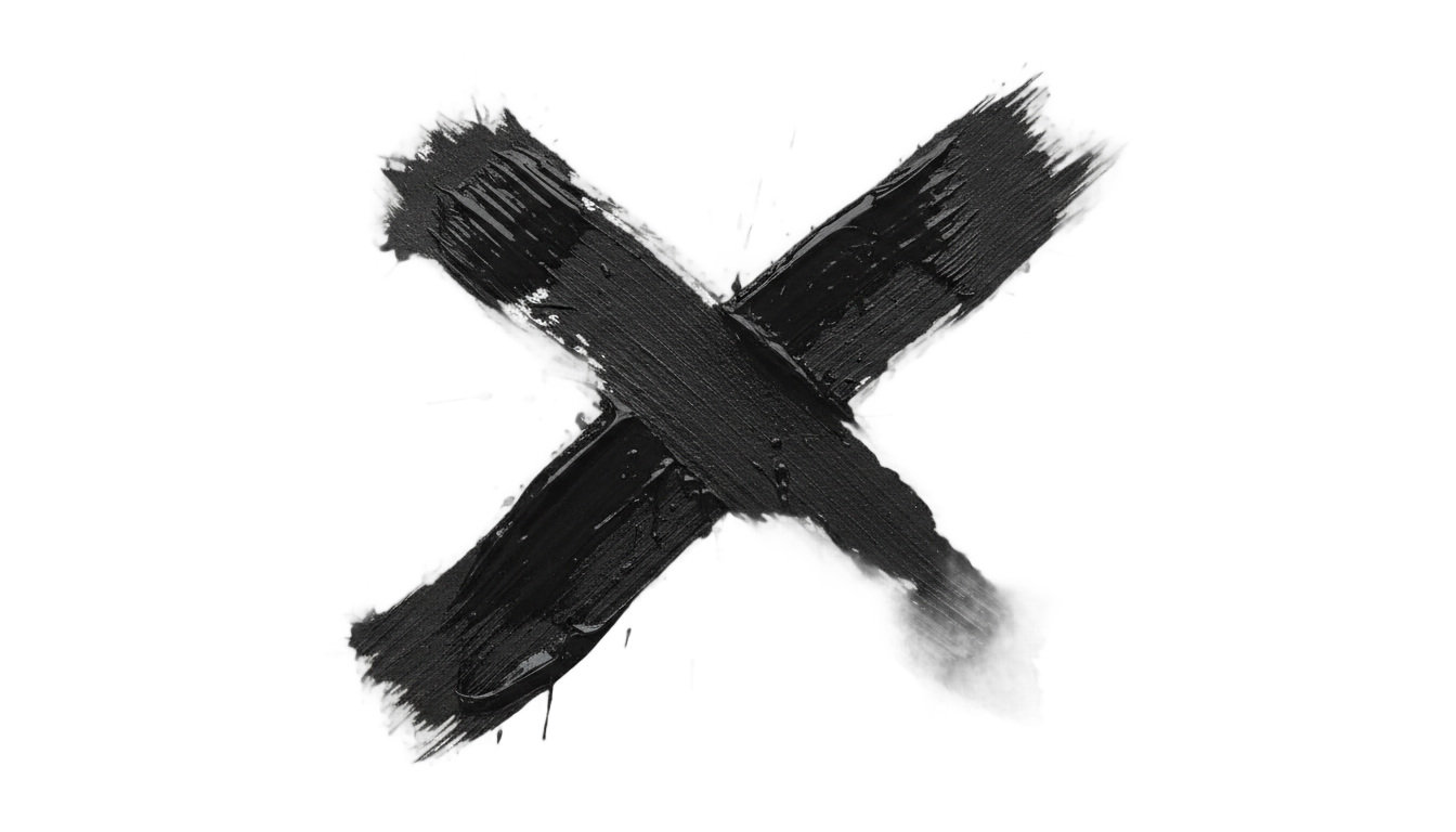 brush stroke x png PNG transparent background