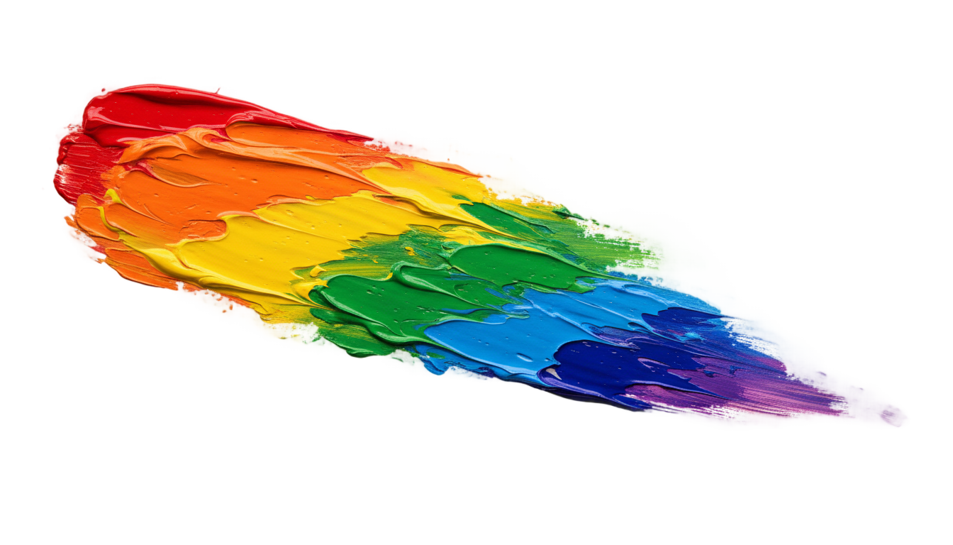 color brush stroke png PNG transparent background