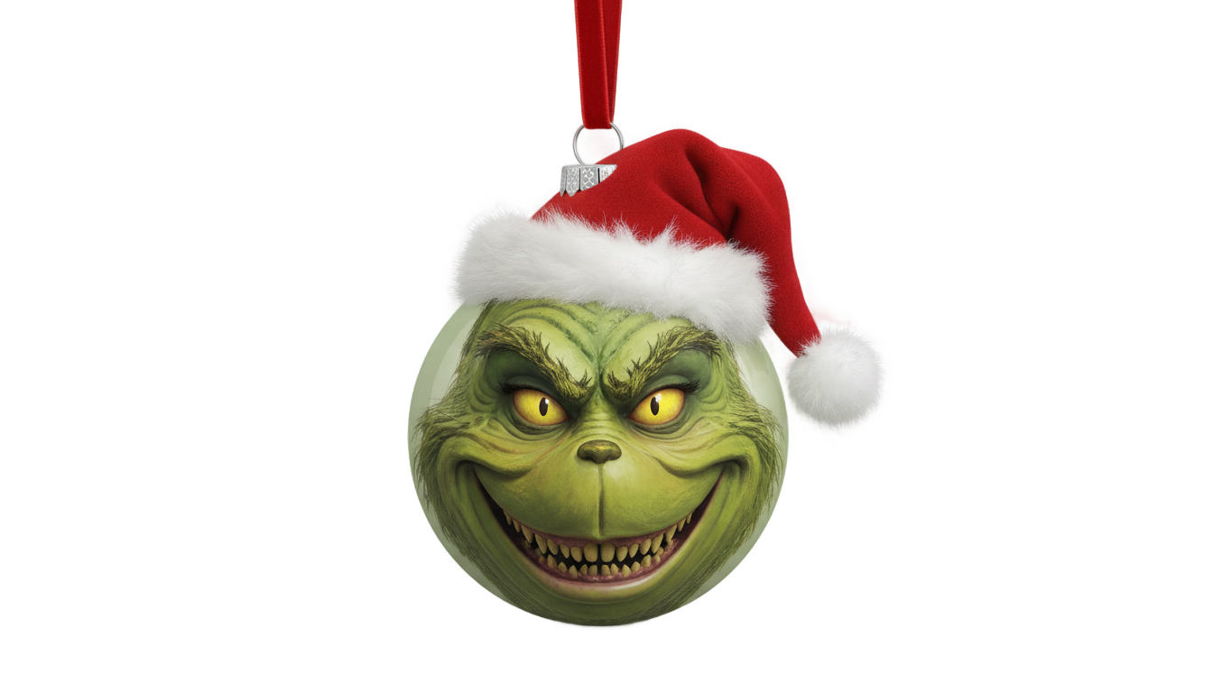grinch ornament png PNG transparent background