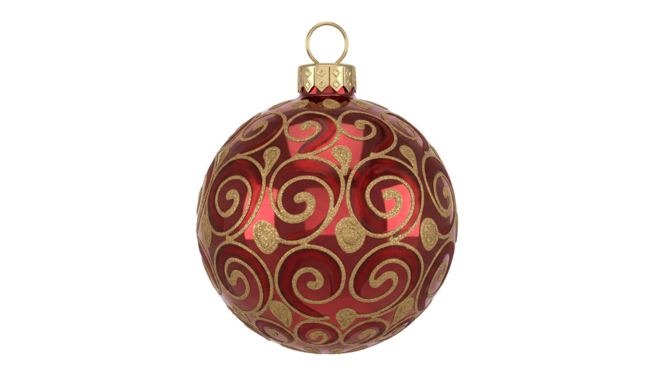christmas ornament illustration png PNG transparent background