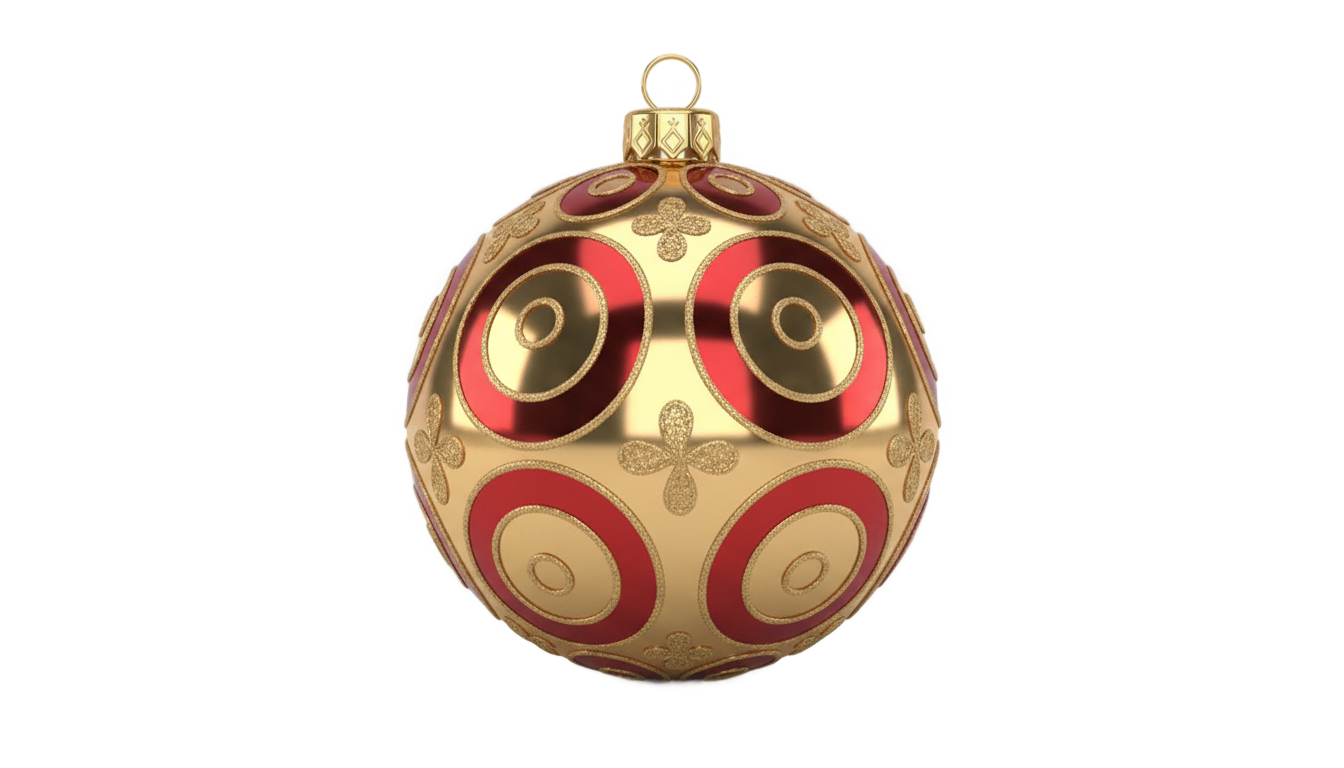 christmas ornament illustration png PNG transparent background