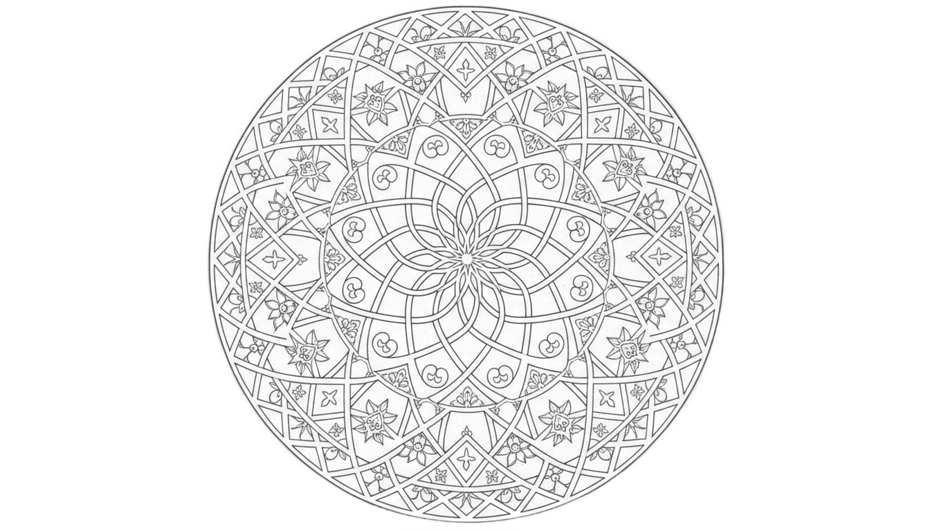 arabic mandala design png PNG transparent background