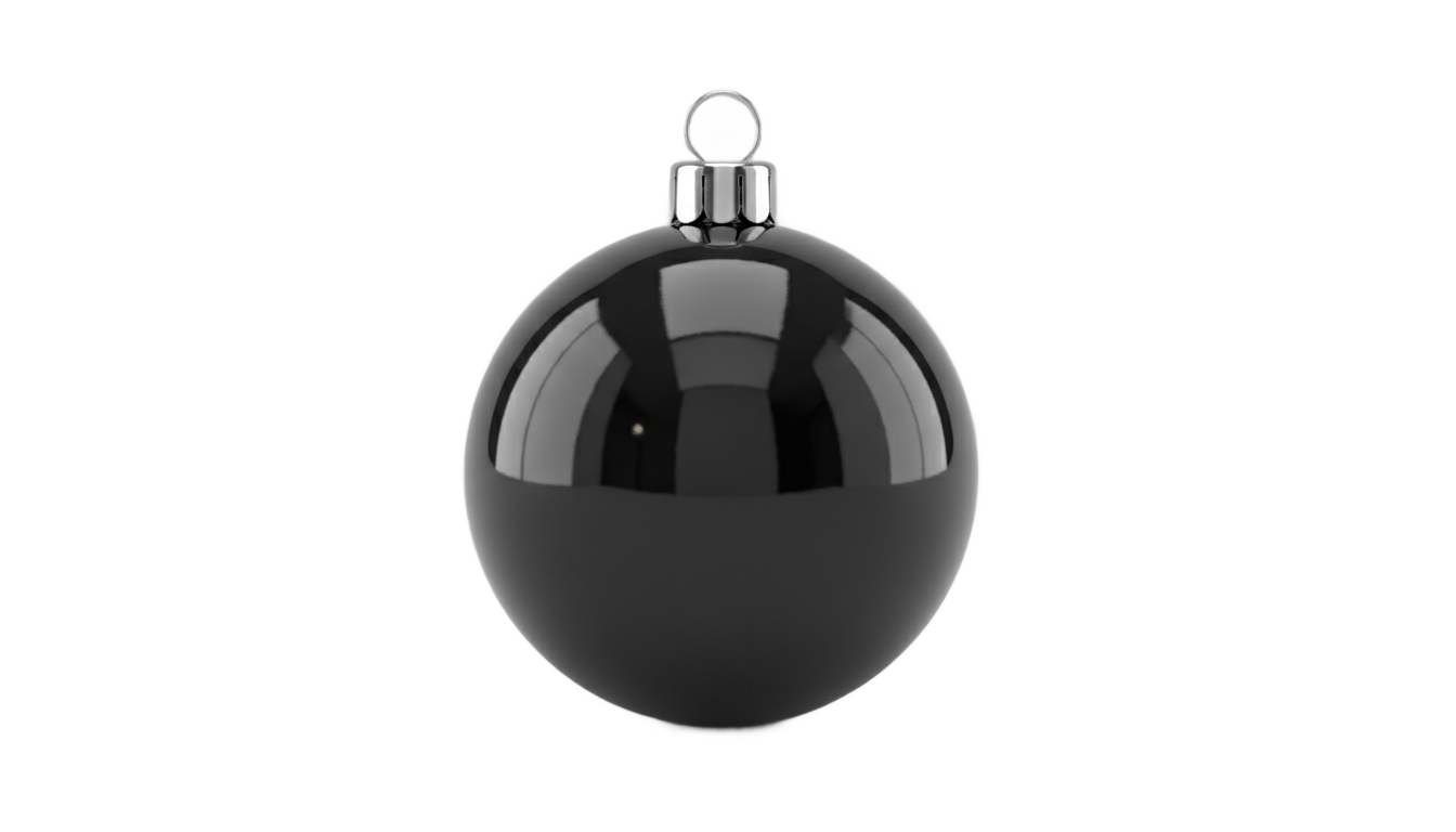 black ornament png PNG transparent background