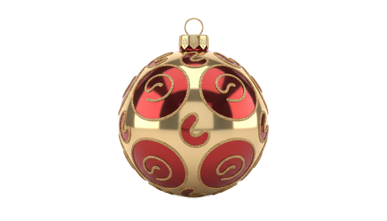 christmas ornament illustration png PNG transparent background