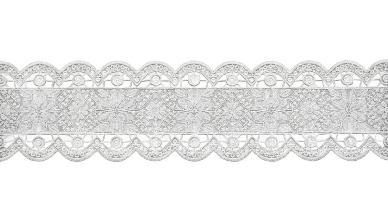 white lace strip png PNG transparent background