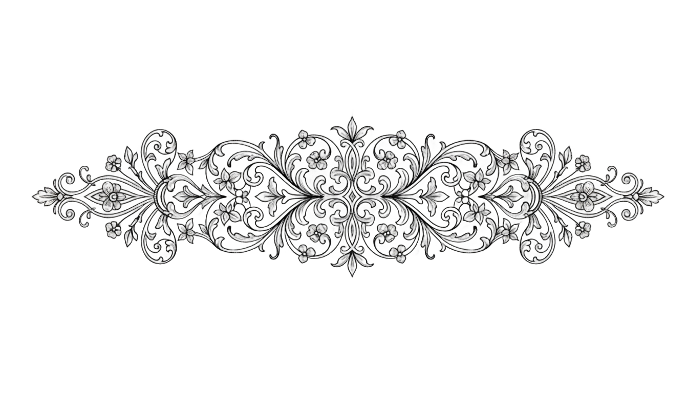 ornament line png PNG transparent background