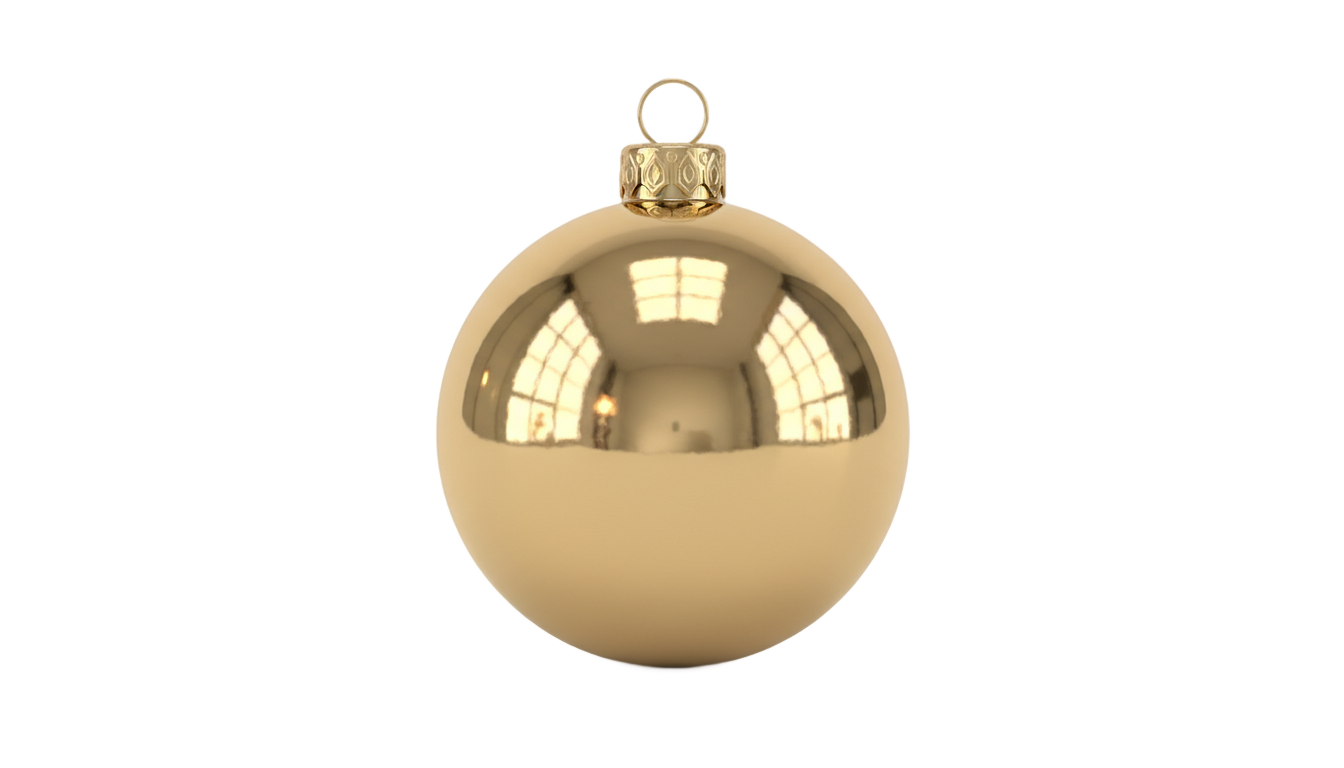 round gold ornament png PNG transparent background