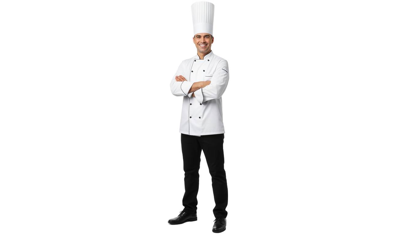 male chef png PNG transparent background