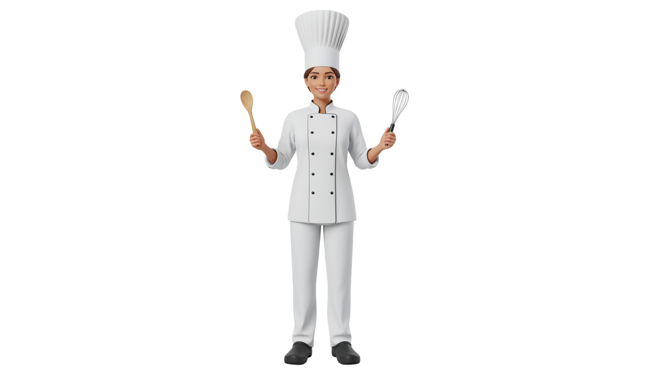 logo chef mujer png PNG transparent background