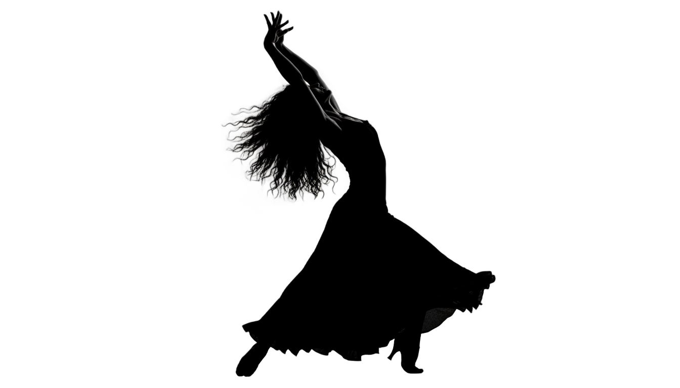 zumba dancer silhouette png PNG transparent background