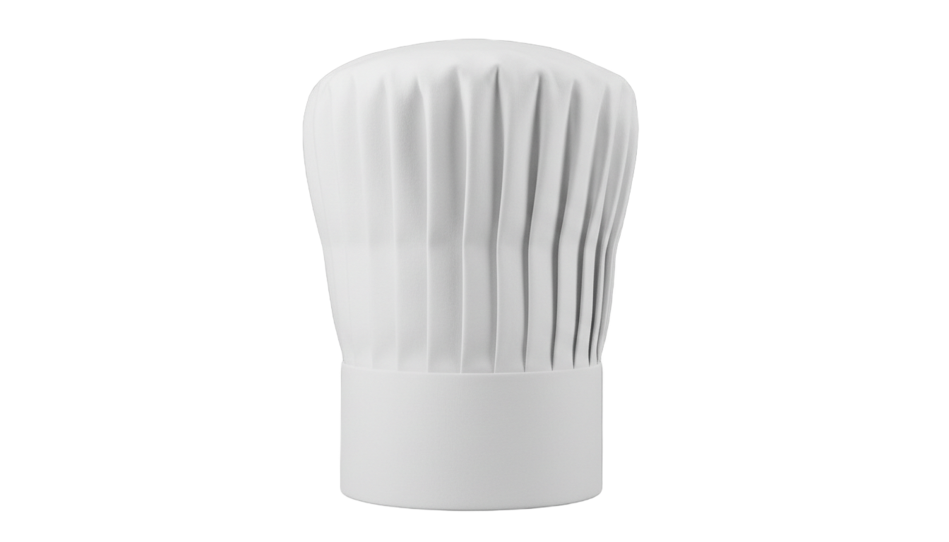white chef hat png PNG transparent background