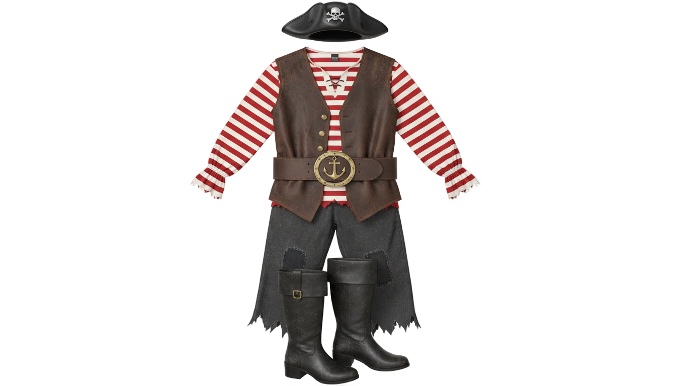 pirate costume png PNG transparent background