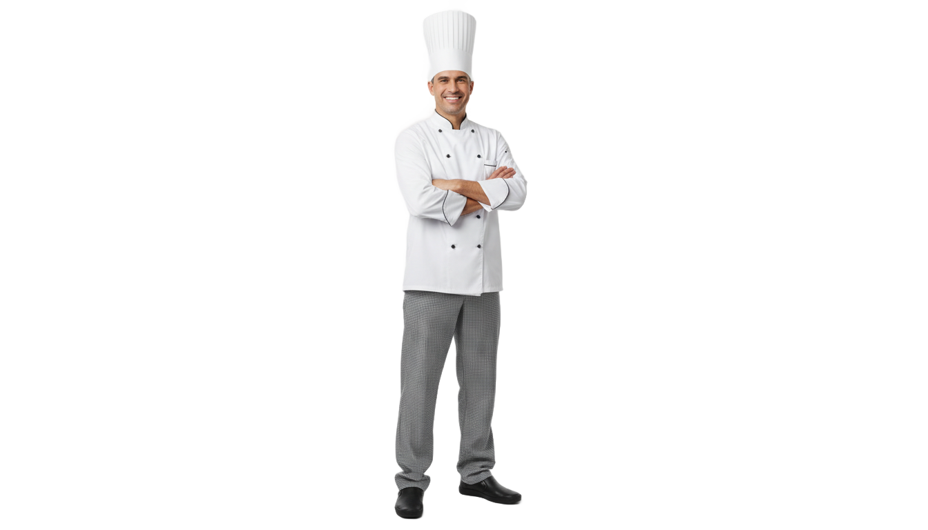 male chef png PNG transparent background