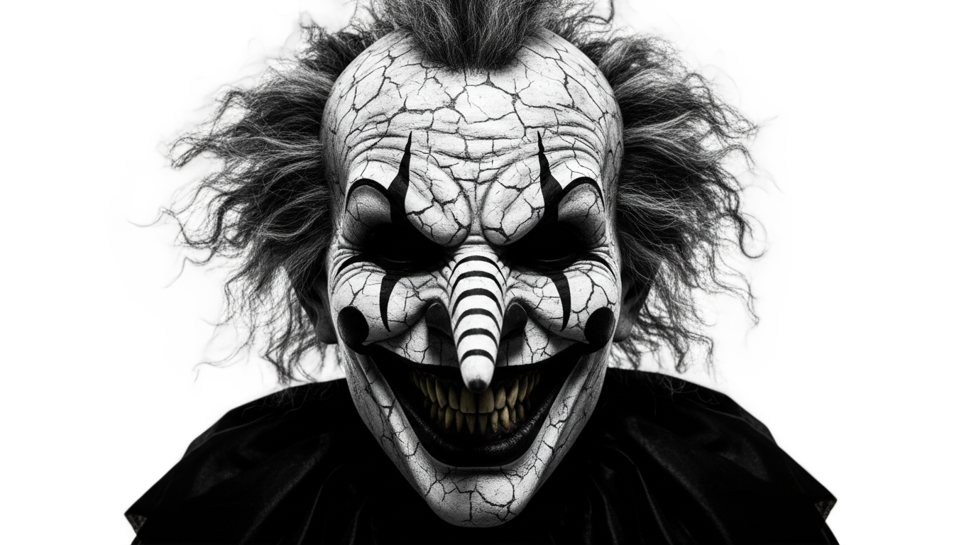 art the clown face png PNG transparent background