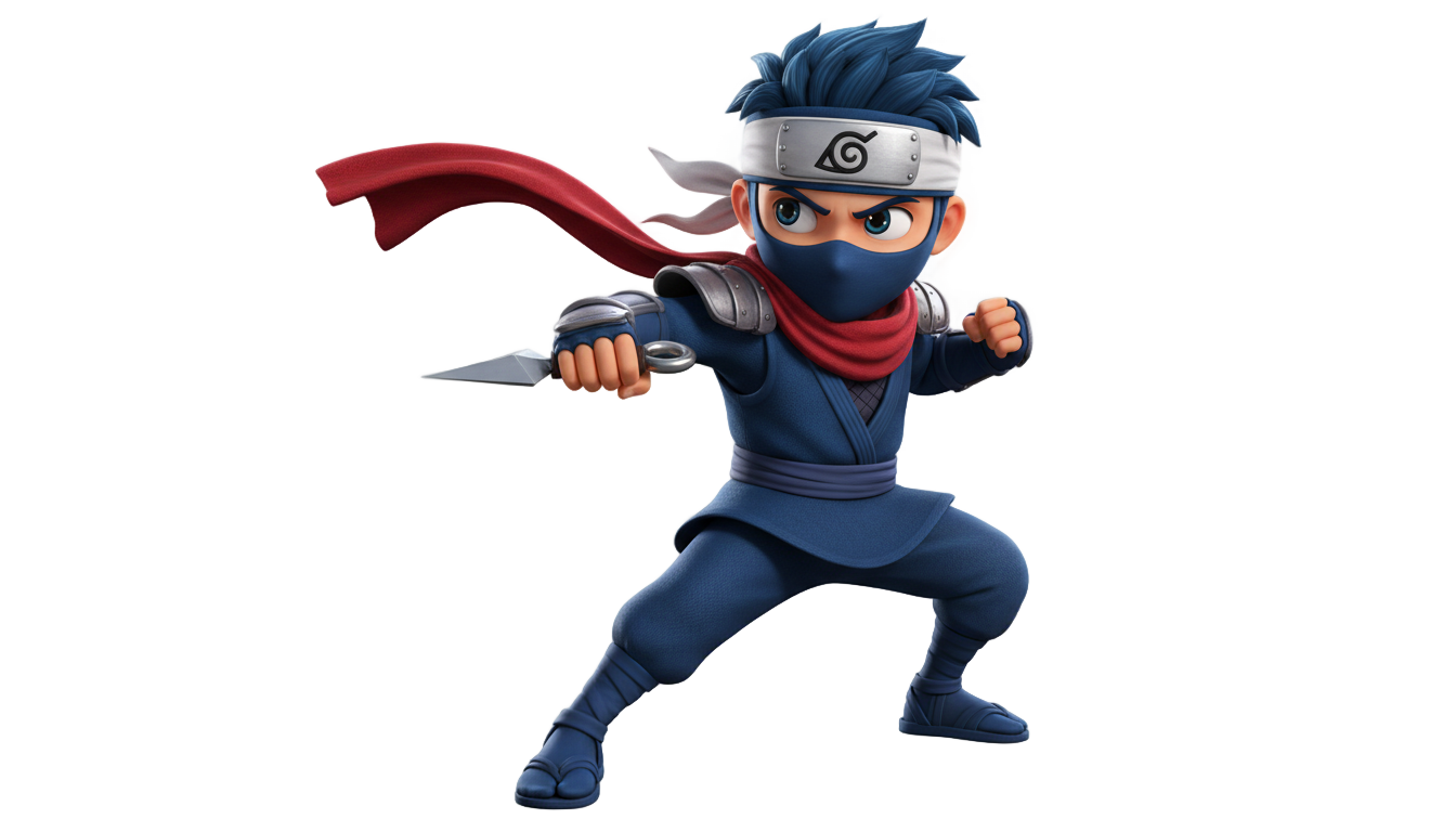 ninja hattori png PNG transparent background