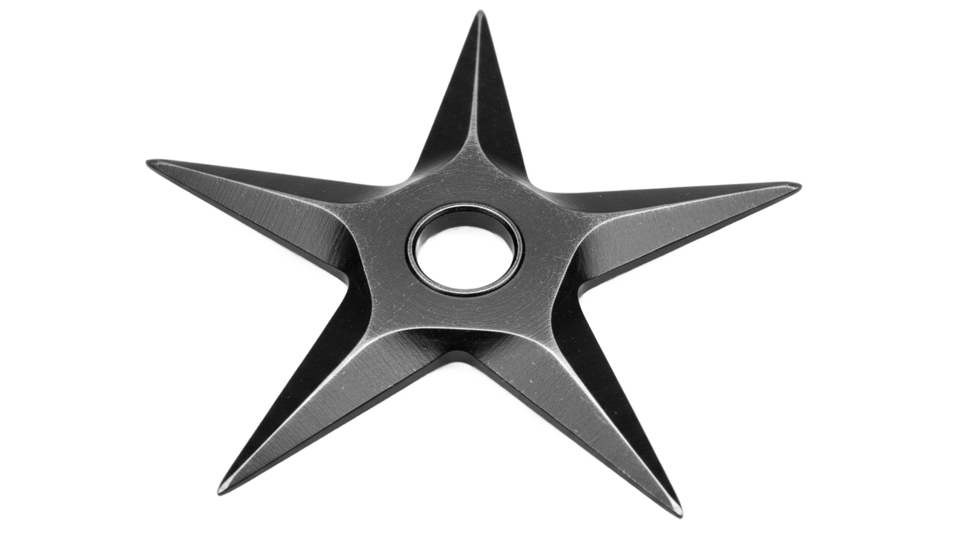 ninja star logo png PNG transparent background