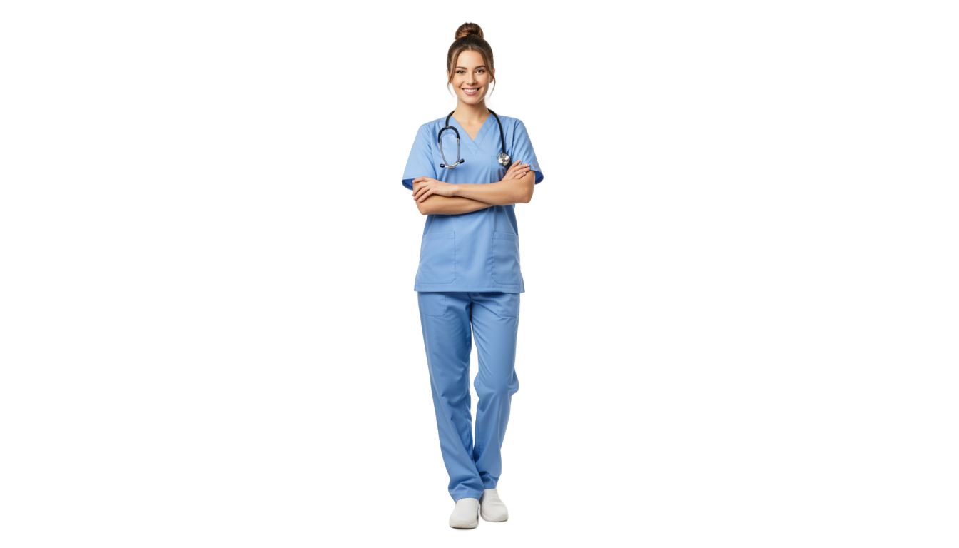 female nurse png PNG transparent background