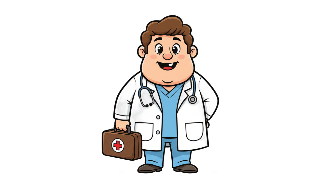 doctor sticker png PNG transparent background