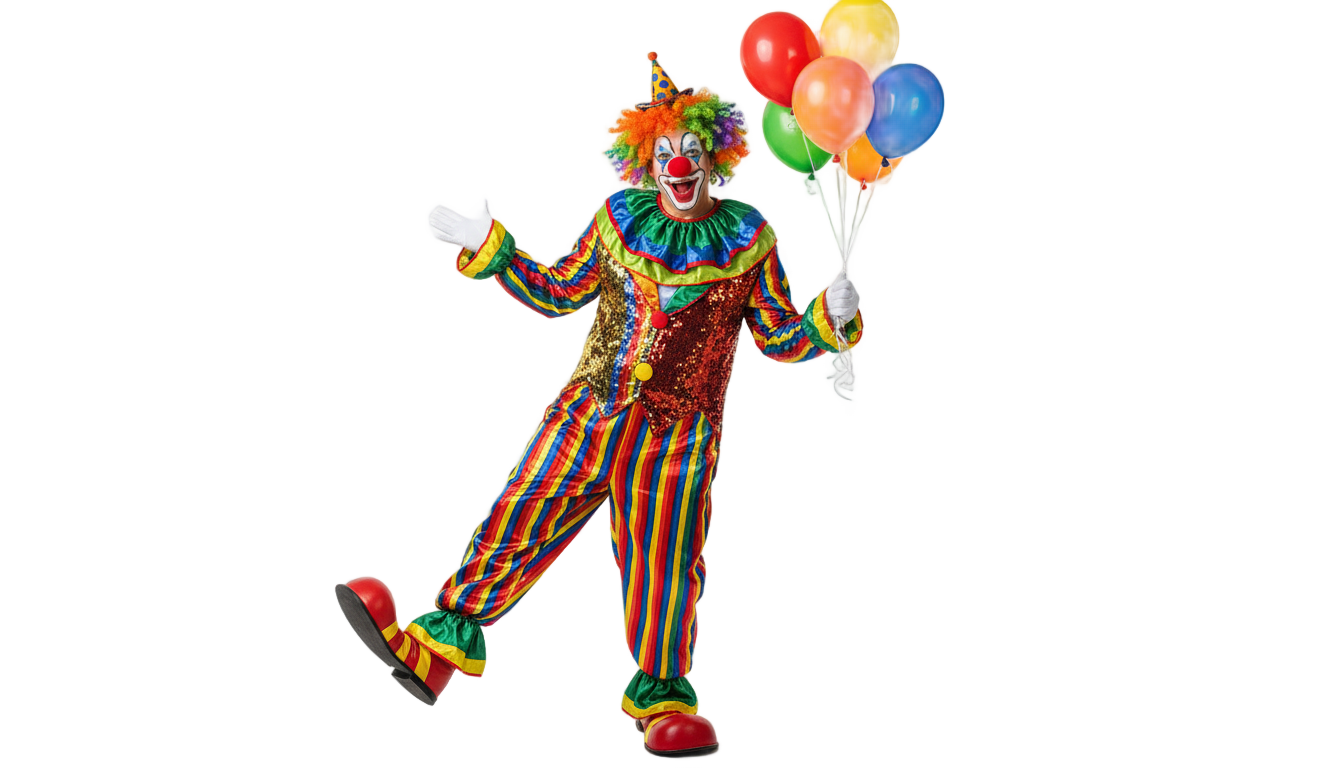 clown illustration png PNG transparent background