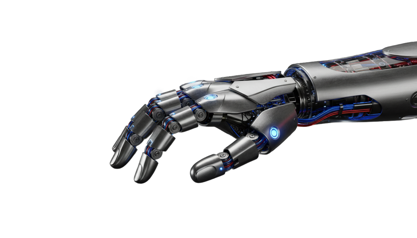 picsart robot hand png PNG transparent background