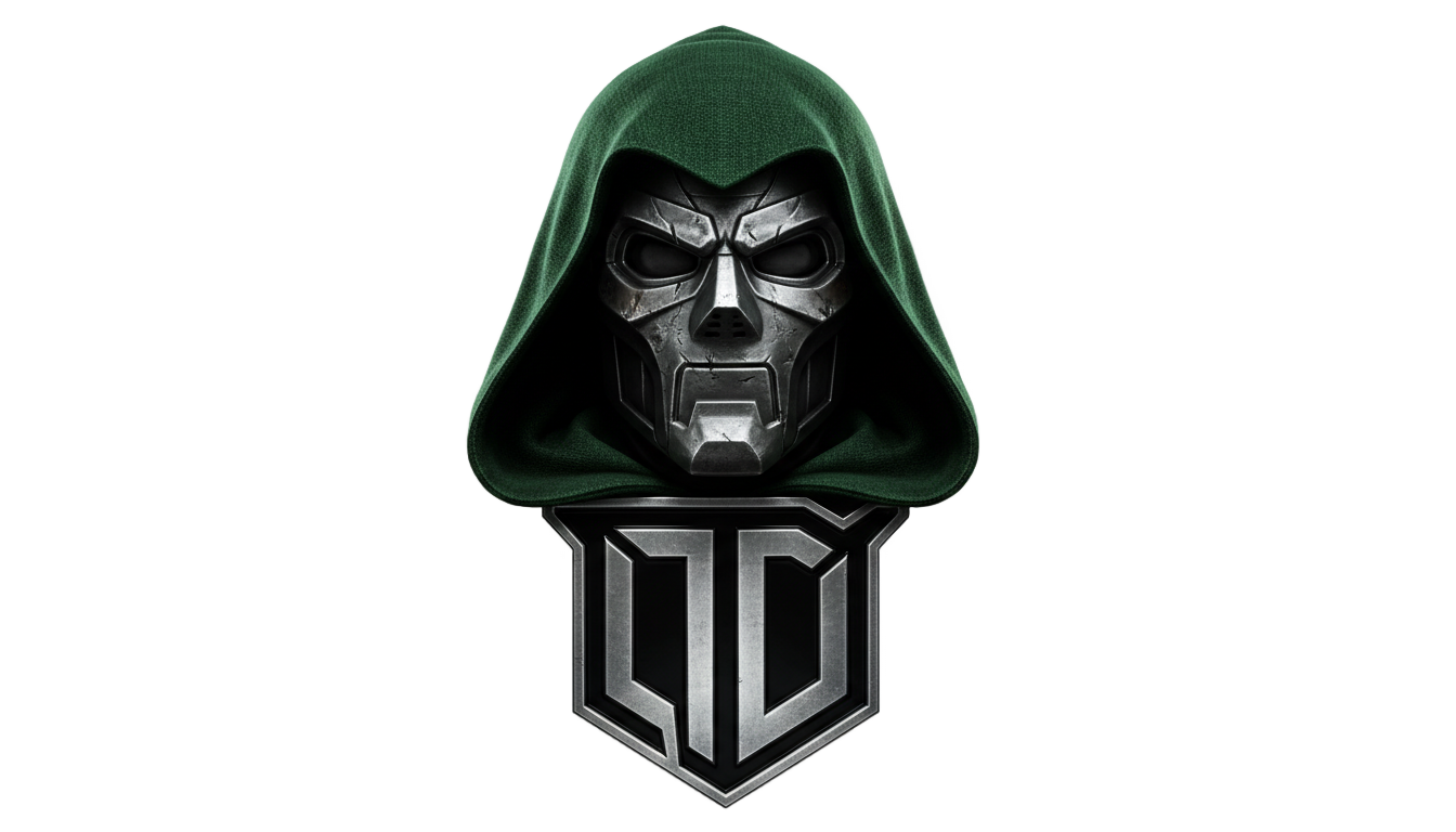 doctor doom logo png PNG transparent background