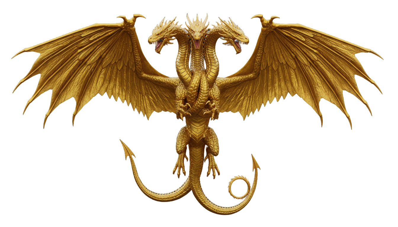 king ghidorah png PNG transparent background