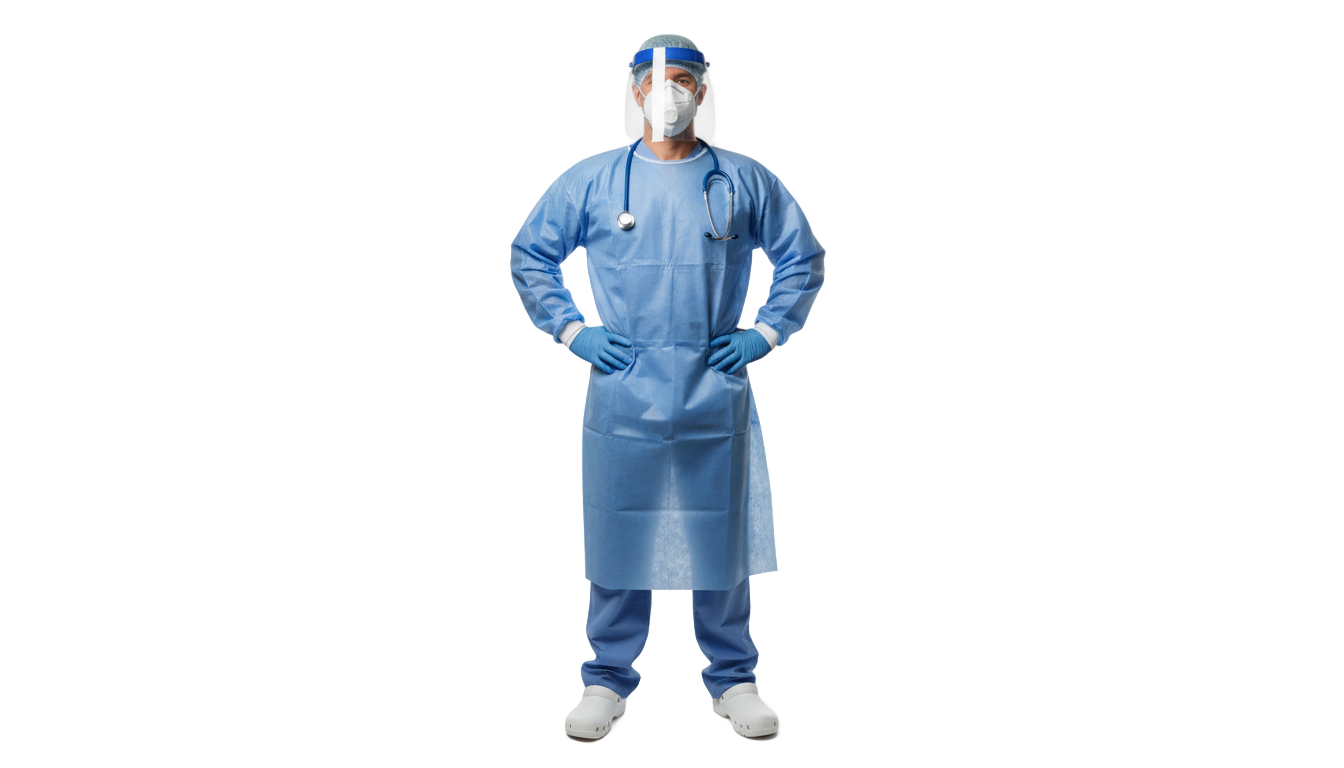 covid doctor png PNG transparent background
