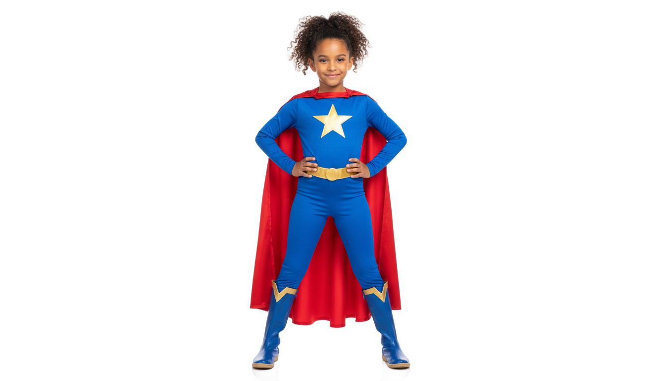 superhero girl png PNG transparent background