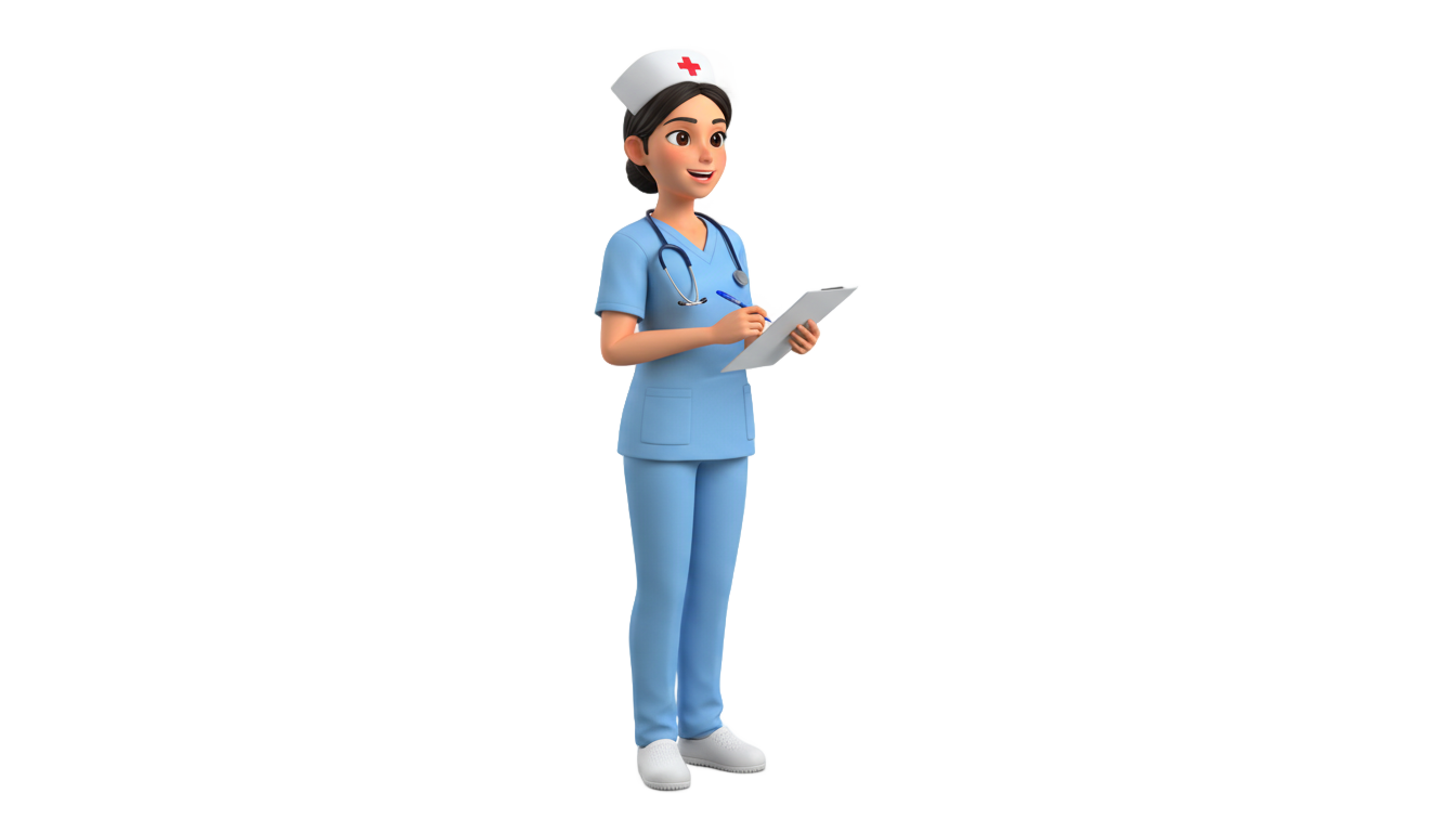 nurse design png PNG transparent background