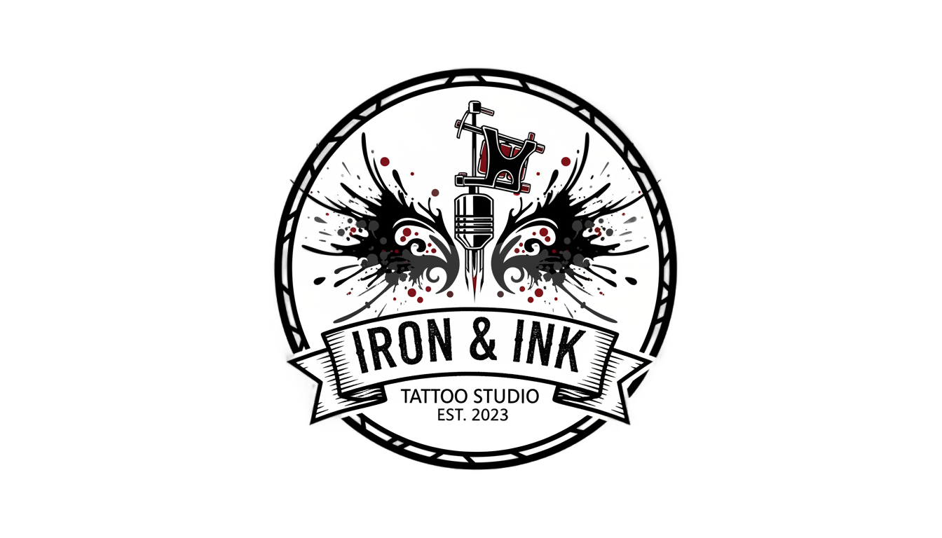 tattoo artist logo png PNG transparent background