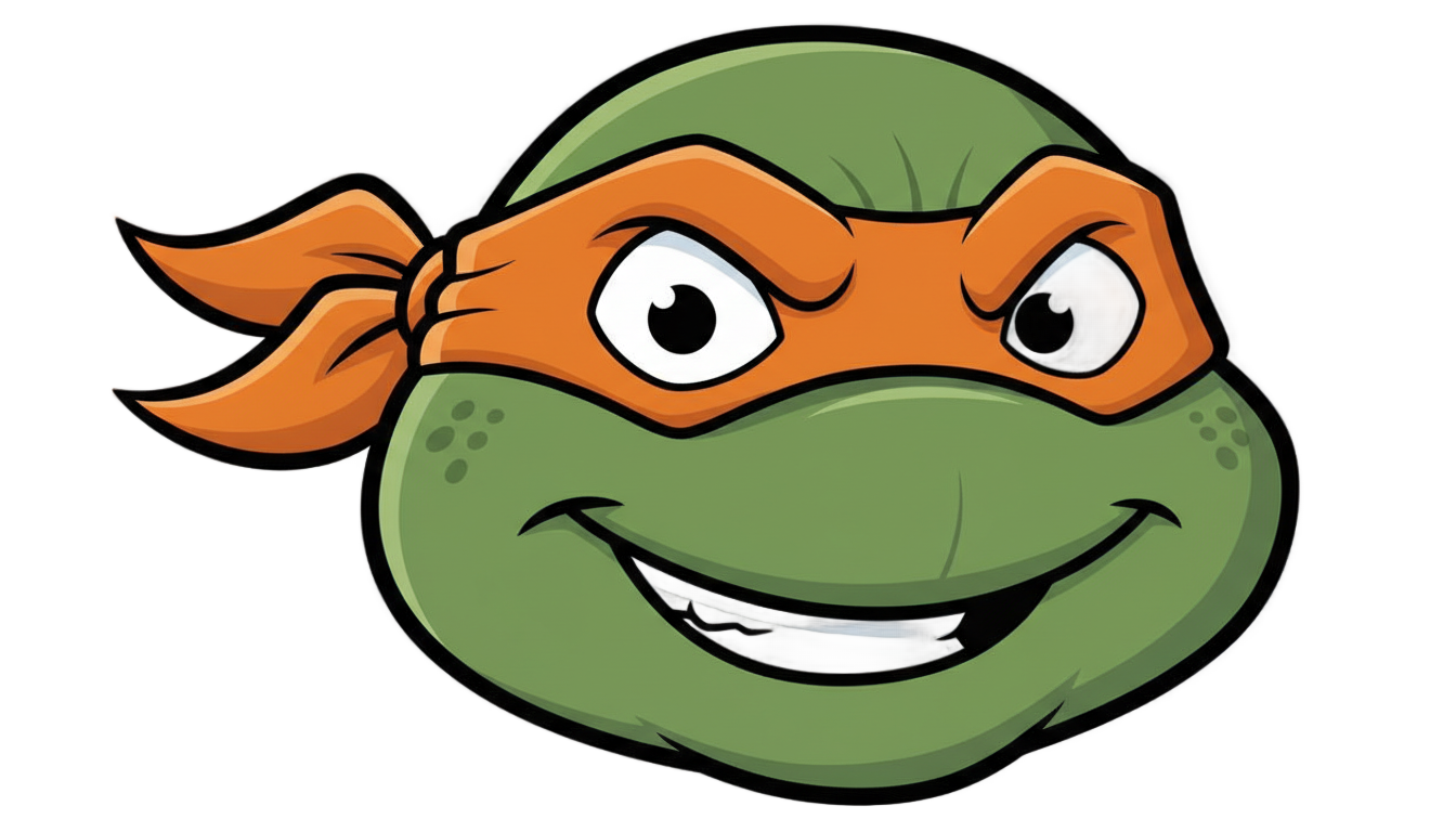 cara tortuga ninja png PNG transparent background