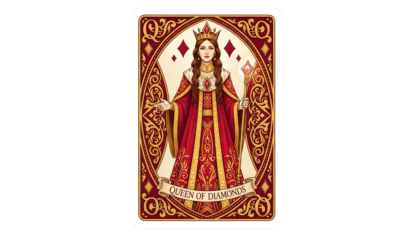 queen of diamonds png PNG transparent background