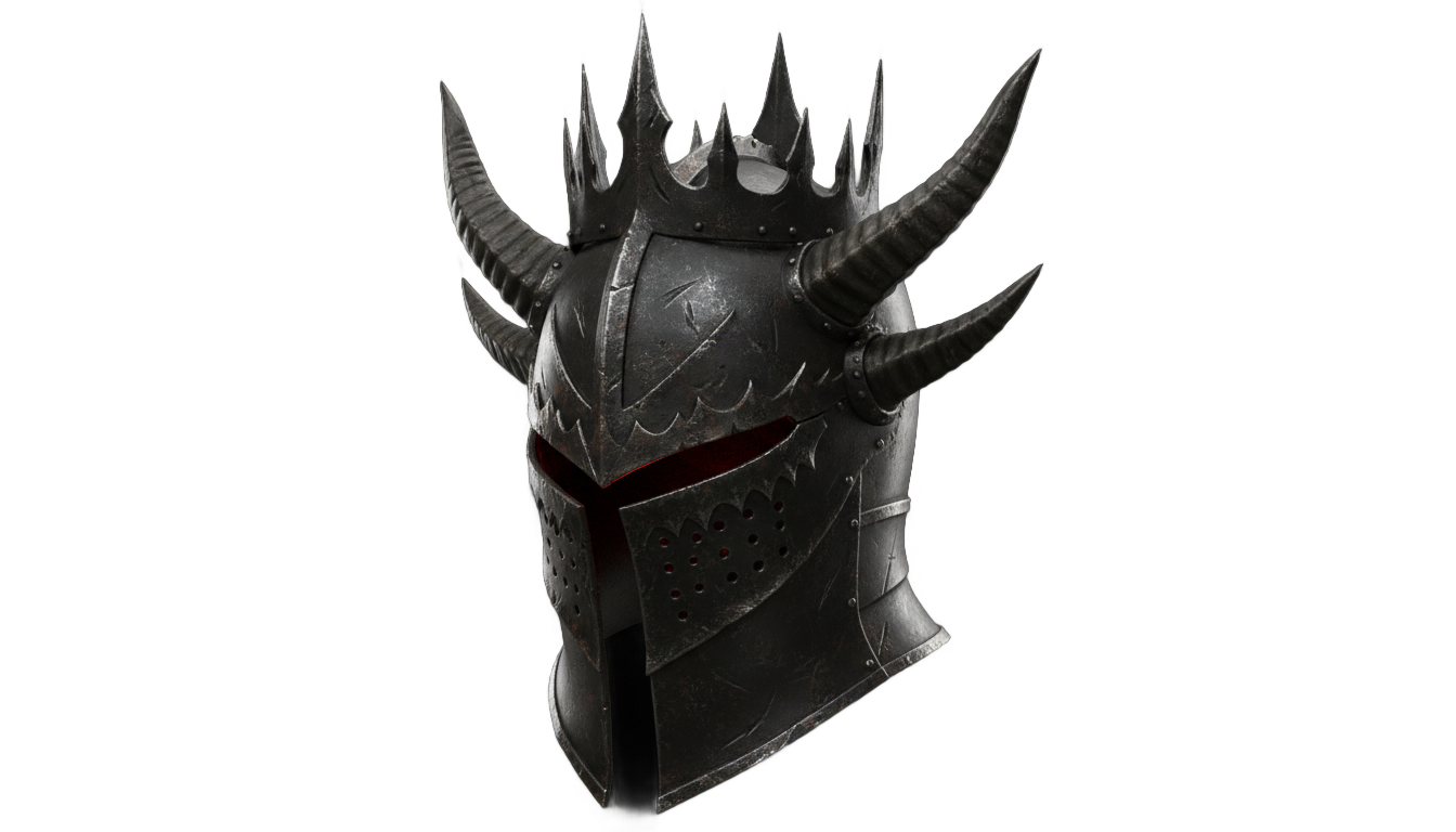 mega knight helmet png PNG transparent background