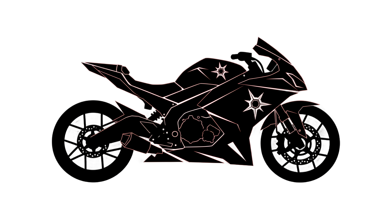 ninja bike logo png PNG transparent background