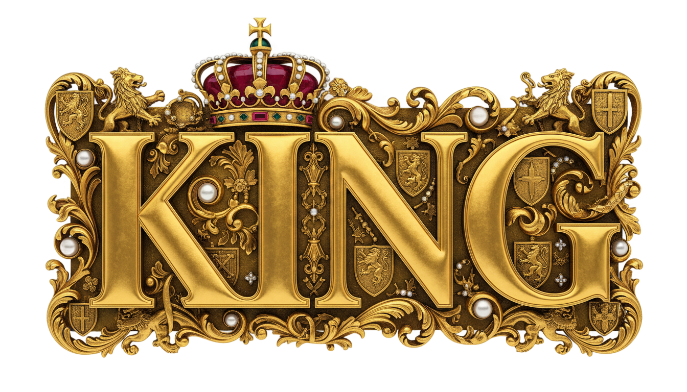 king text png PNG transparent background