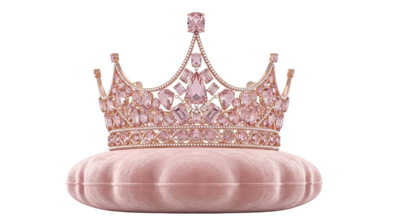 pink queen crown png PNG transparent background