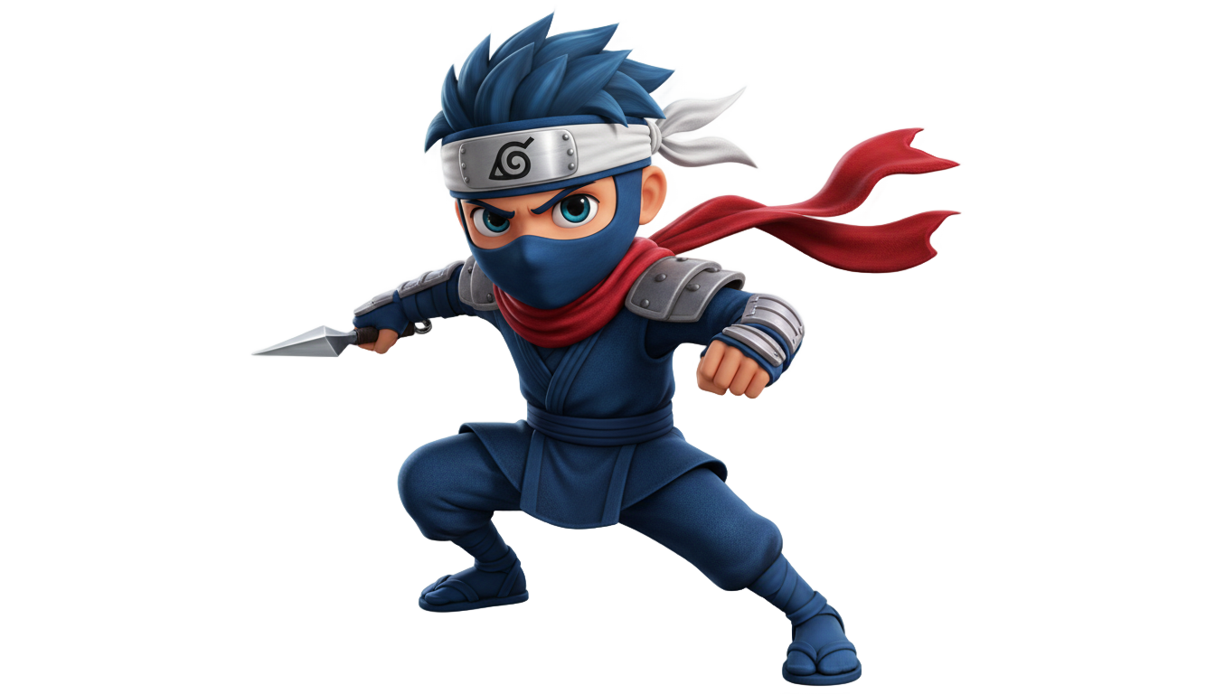 ninja hattori png PNG transparent background