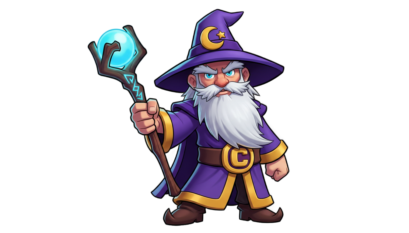 wizard clash royale png PNG transparent background