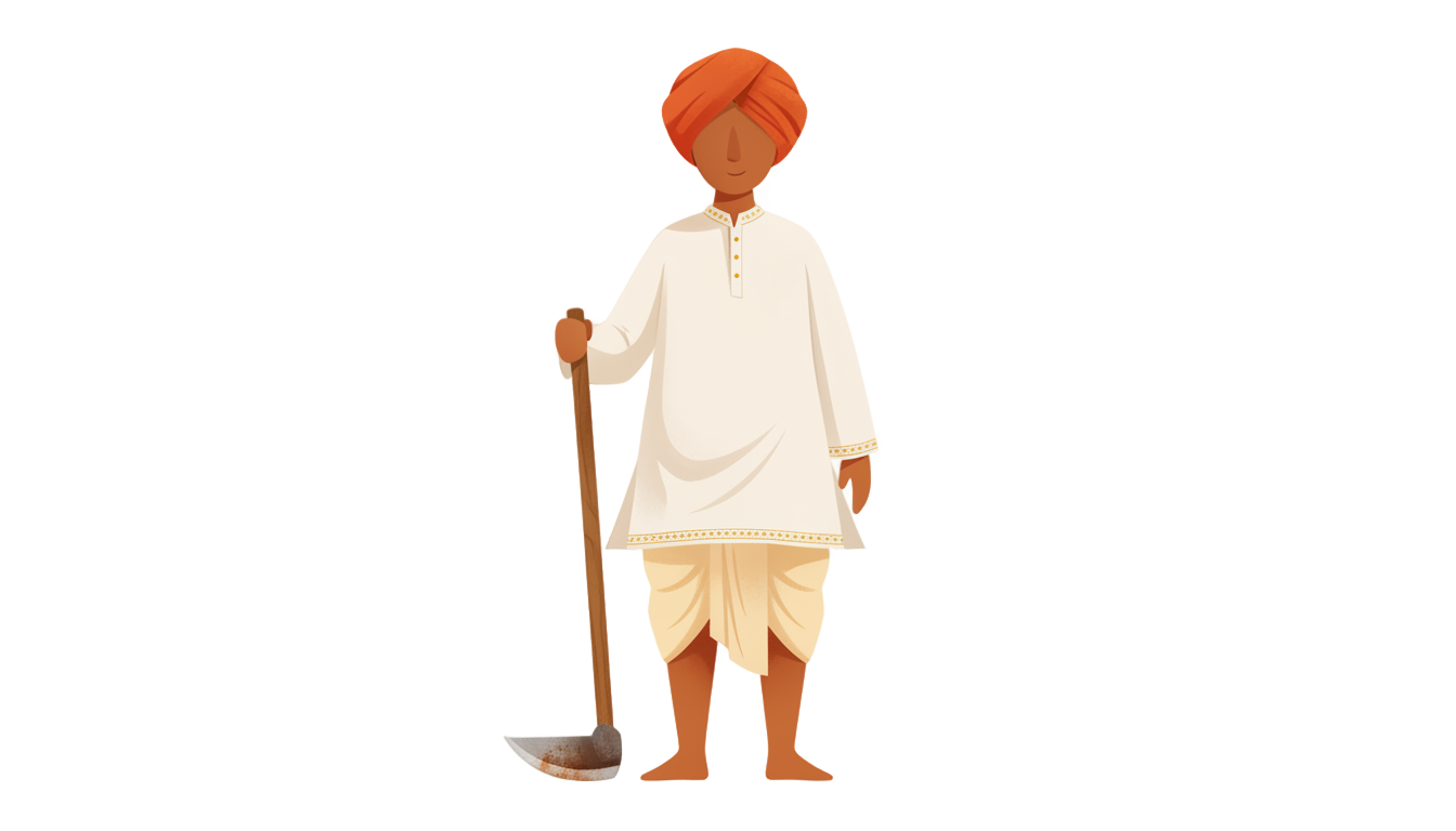 indian farmer icon png PNG transparent background