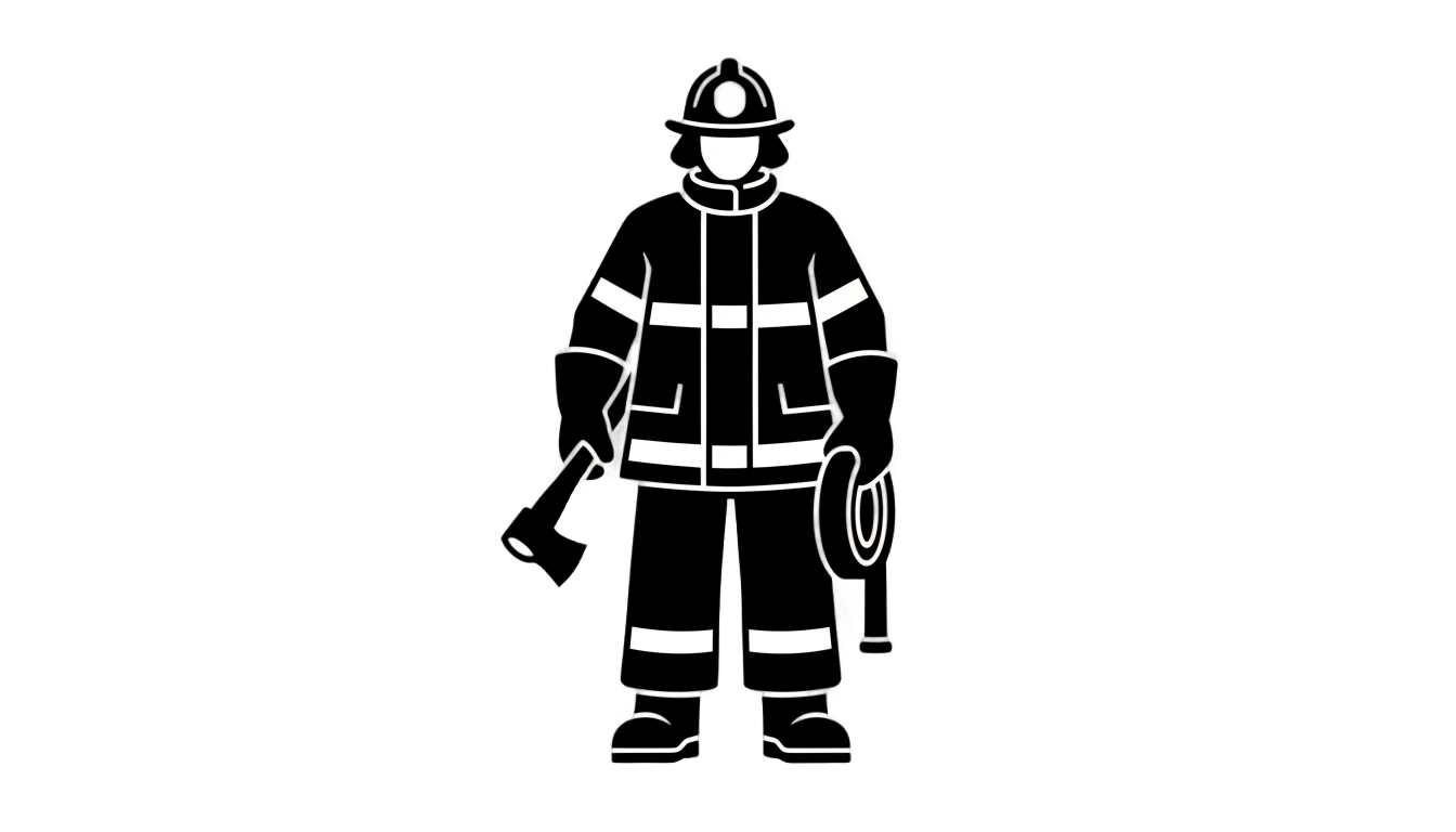 firefighter icon png PNG transparent background