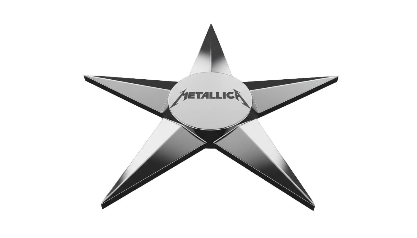 metallica ninja star png PNG transparent background