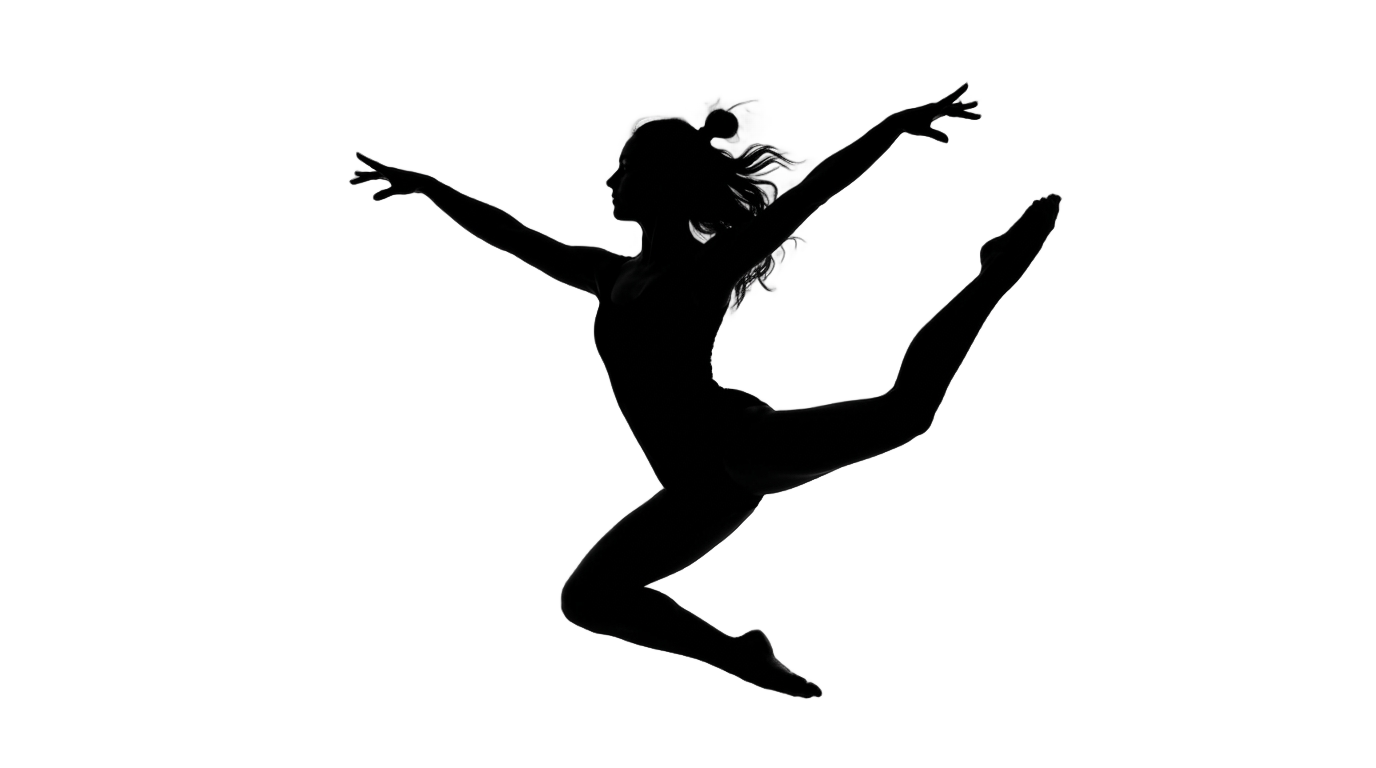 jazz dancer silhouette png PNG transparent background