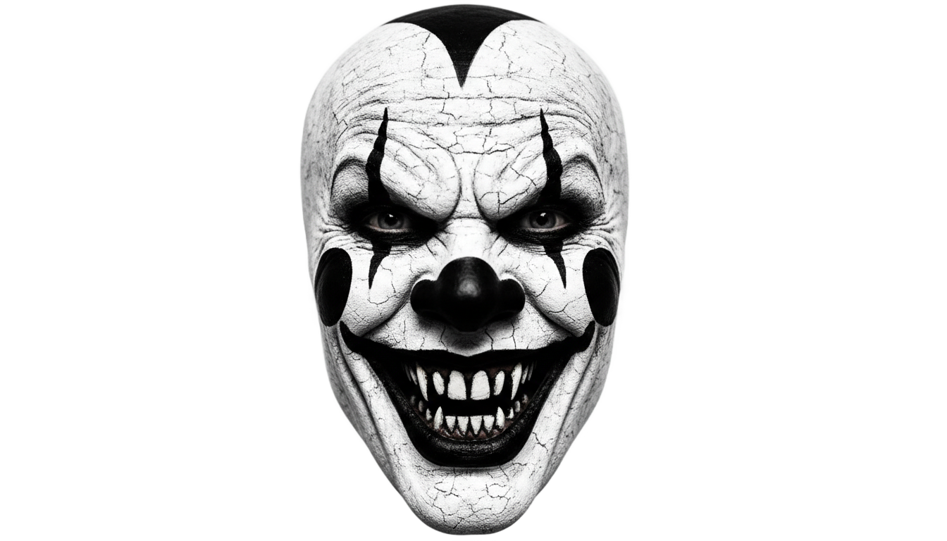 art the clown face png PNG transparent background