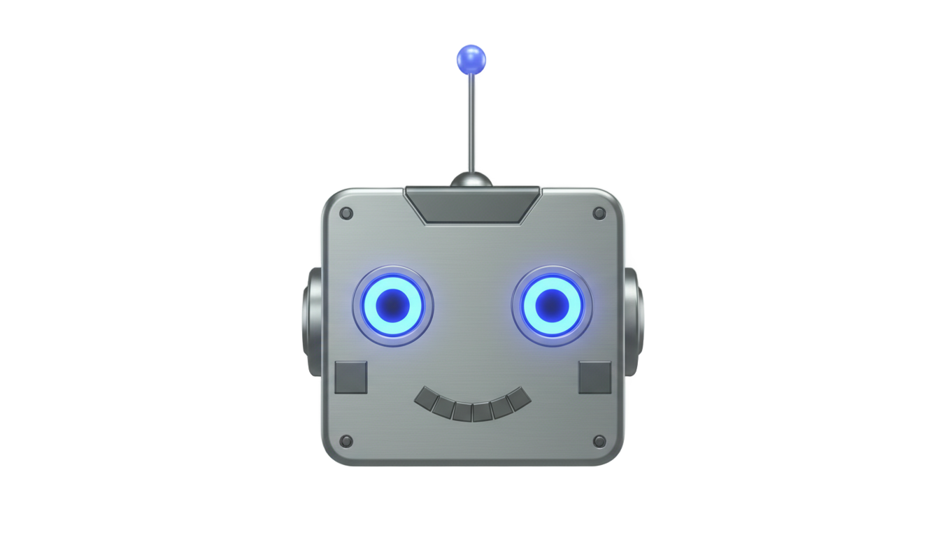 robot emoji png PNG transparent background