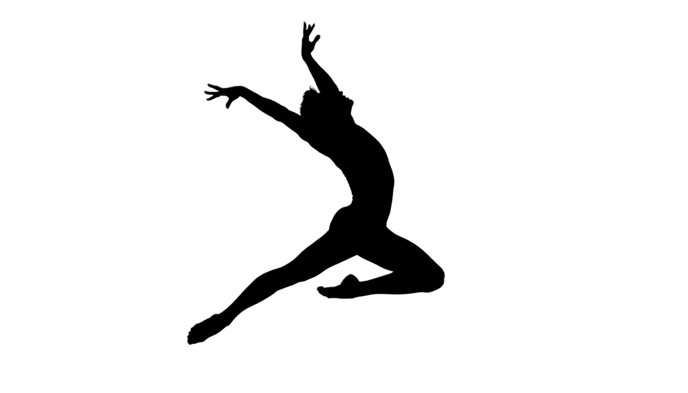 male dancer silhouette png PNG transparent background