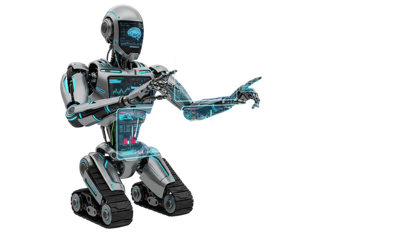 robot trading png PNG transparent background