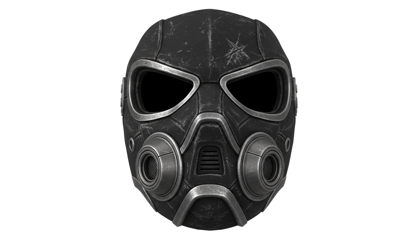 winter soldier mask png PNG transparent background
